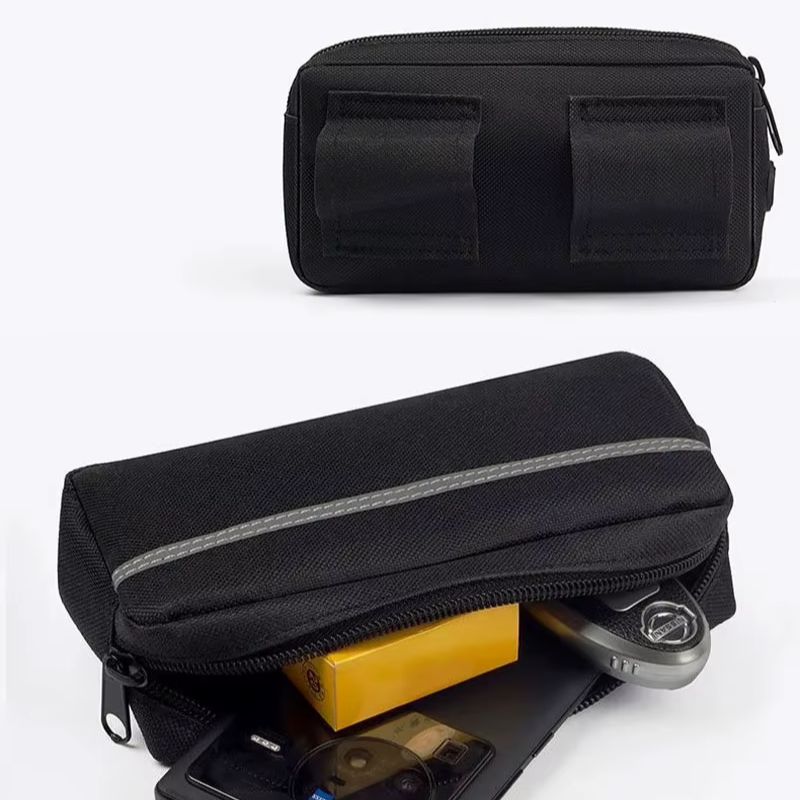 Handsfree hundkoppel med midjebälte & midjeväska – Perfekt för promenad, jogging och träning