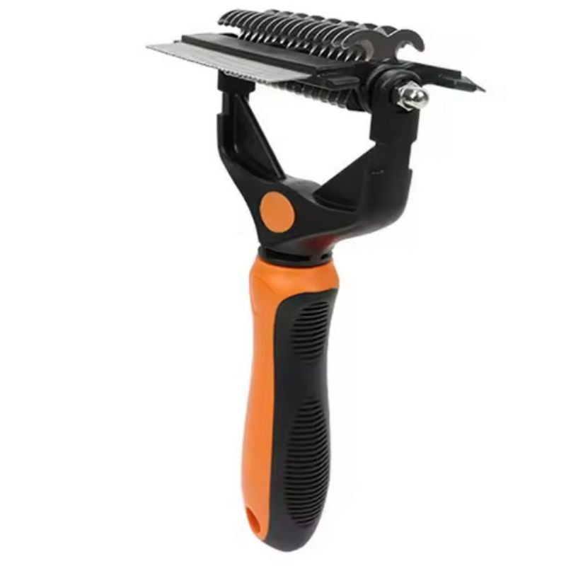 3 i 1 Hundborste – Underullskam, Fällningskam & Knutklippare